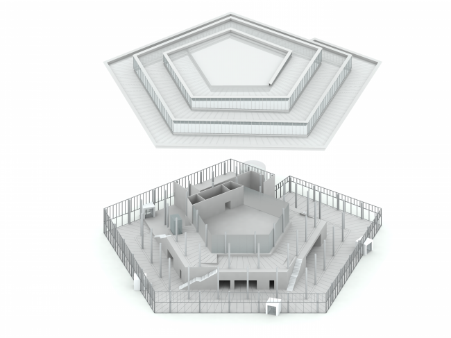 The students' cafe of the Higher Management School of Saint Petersburg State University. Structure. Construction, 2014 � Studio 44
