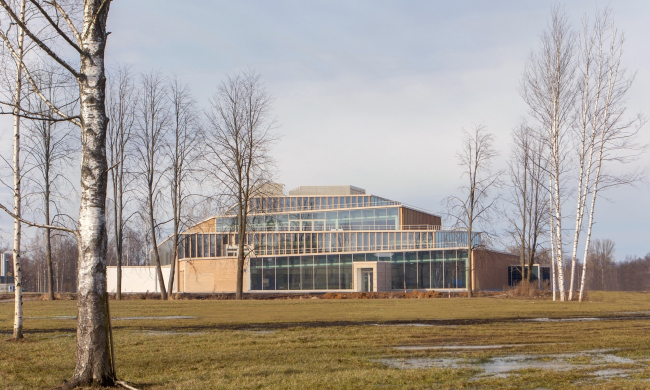 The students' cafe of the Higher Management School of Saint Petersburg State University. Structure. Construction, 2014. Photograph  Margarita Yavein, Tatiana Strekalova