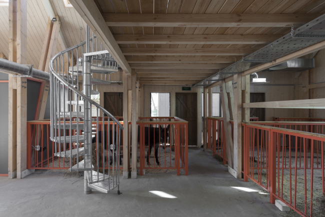 Cow-shed. House for master classes. Urban farm at VDNKh, 1st phase. WOWhaus Bureau. Photograph  Dmitry Chebanenko