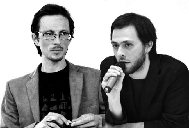 Andrew and Nikita Asadov. Photo courtesy by "Zodchestvo" Festival organizing committee