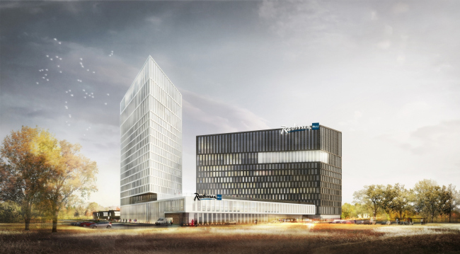 Contest project of Radisson Blu Moscow Riverside Hotel&SPA � "A.Len" architectural studio
