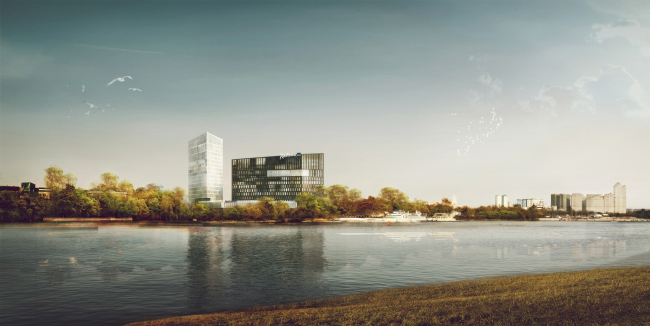 Contest project of Radisson Blu Moscow Riverside Hotel&SPA  "A.Len" architectural studio