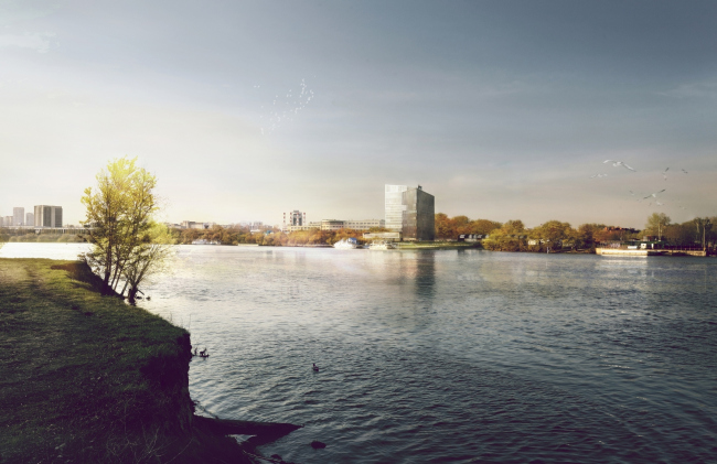 Contest project of Radisson Blu Moscow Riverside Hotel&SPA  "A.Len" architectural studio