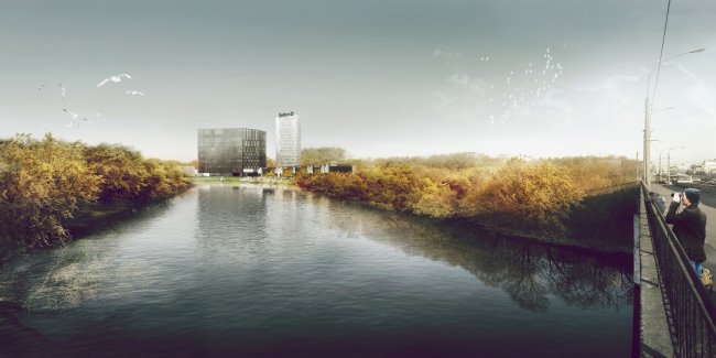 Contest project of Radisson Blu Moscow Riverside Hotel&SPA  "A.Len" architectural studio