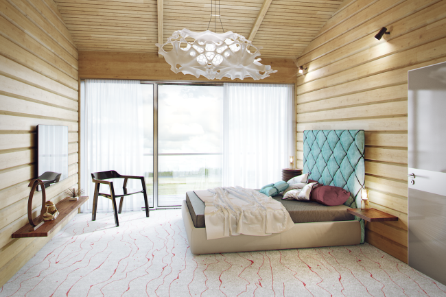 The project of "Forester Shack" guest house. Interior � Roman Leonidov architectural bureau