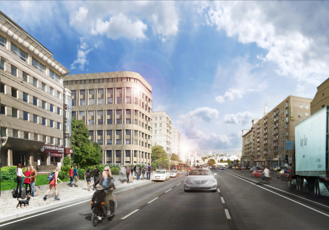 Architectural solution of the facades of the diagnostic and treatment center. Concept � GrandProjectCity