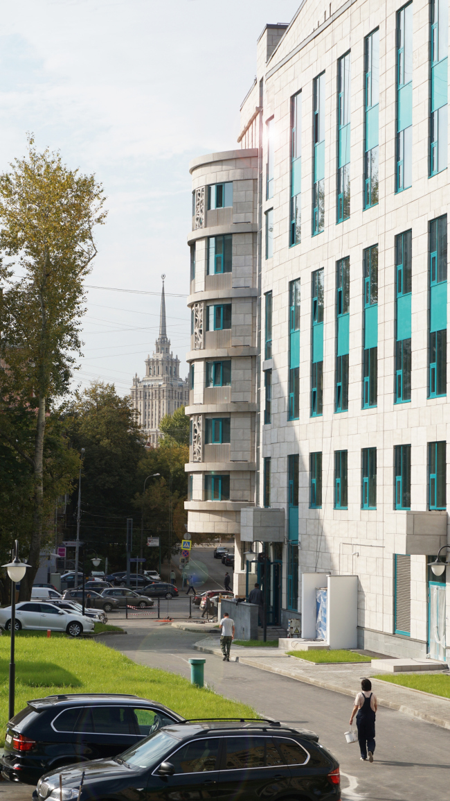 Architectural solution of the facades of the diagnostic and treatment center � GrandProjectCity