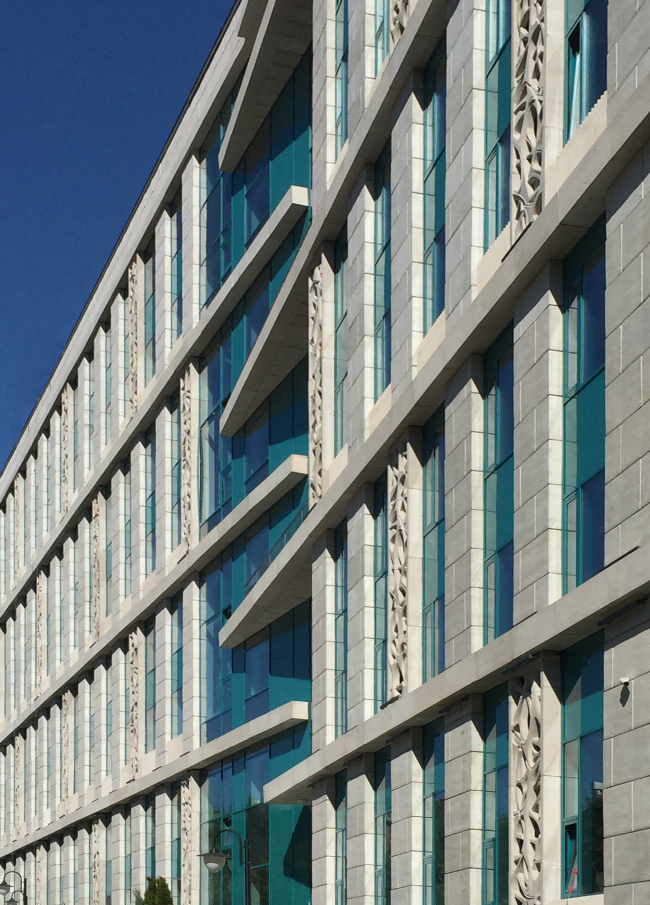 Architectural solution of the facades of the diagnostic and treatment center � GrandProjectCity