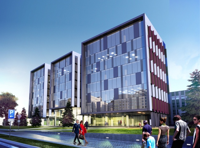 Office complex on the Nauchnaya Street in Lviv � Archimatika