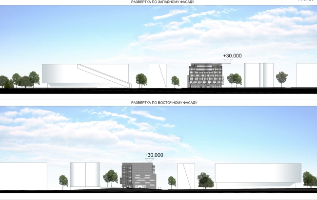 Research and Development center in Skolkovo. Facades  ABD architects