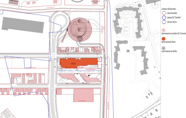 Research and Development center in Skolkovo. Location plan  ABD architects