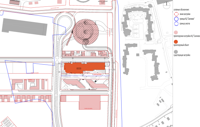 Research and Development center in Skolkovo. Location plan � ABD architects