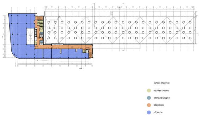 Research and Development center in Skolkovo. Plan of the typical (5-5) floor  ABD architects