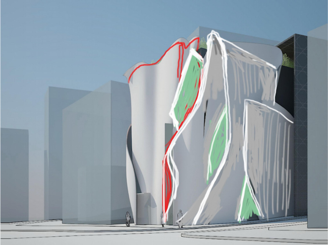 ������� Dior � ����� � Christian de Portzamparc