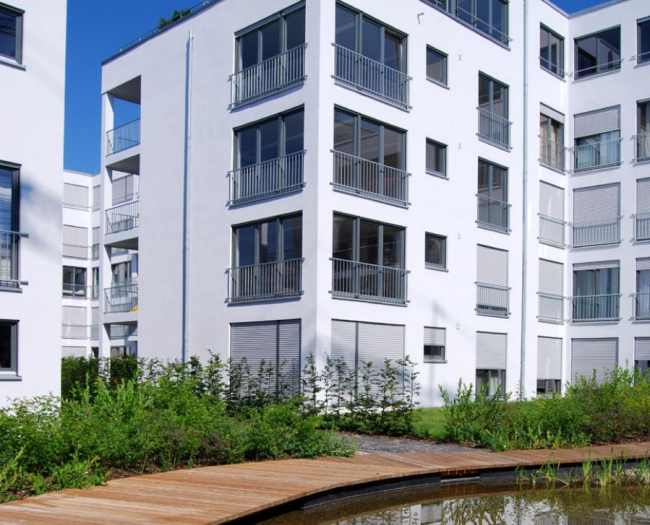 ����� �������� Blue Garden � ������������. ������� ����� � ����������� ���������� Floradrain FD 60 � ZinCo, zinco-greenroof.com