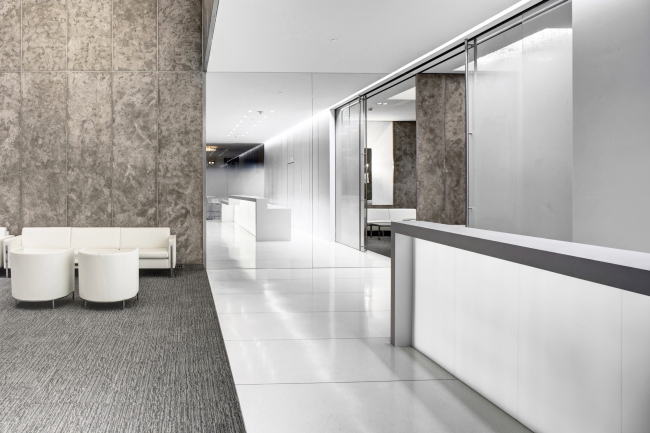Renovating "Golden Circle Lounge" into "Russian Lounge" in the Kennedy Center of the Performing Arts. Photo � Sergey Skuratov ARCHITECTS