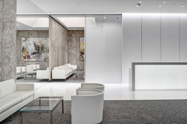Renovating "Golden Circle Lounge" into "Russian Lounge" in the Kennedy Center of the Performing Arts. Photo � Sergey Skuratov ARCHITECTS