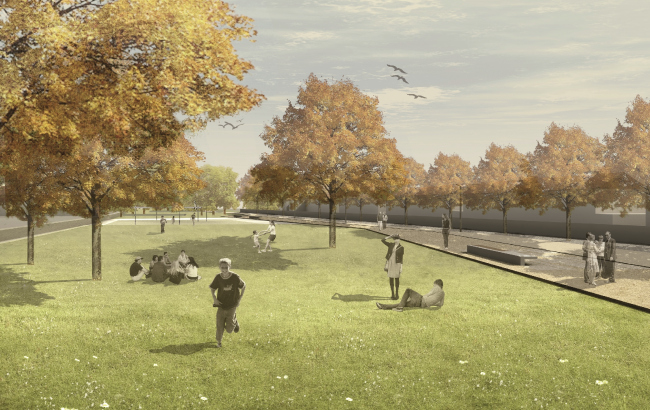 ������ ����������� �������� �7 � ��������, ����� ����������. ������ ������� � �������� Weidinger Lanschaftsarchiketen Berlin � DEGES/V-KON