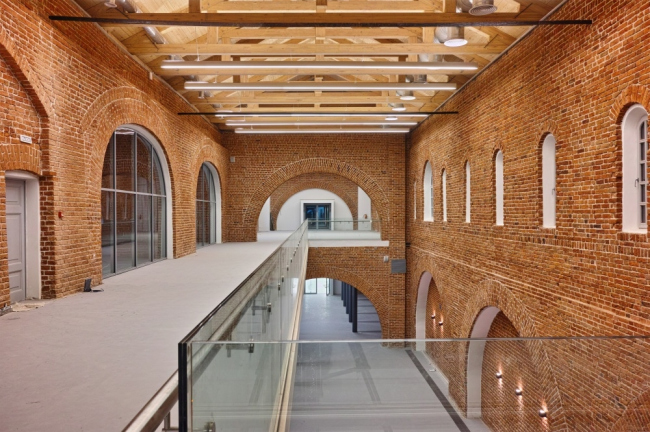 The State Center of Contemporry Art in Nizhny Novgorod. The space of the central risalit. The second stage of construction, 2015. Photograph  Vladislav Efimov