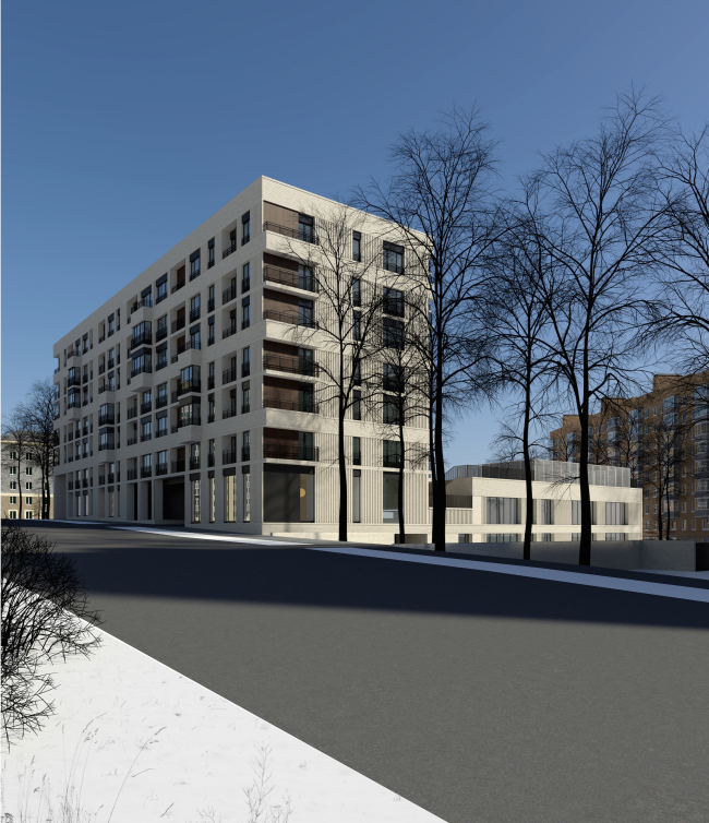Residential complex on the Grishina Street. Project, 2015  Sergey Kiselev and partners