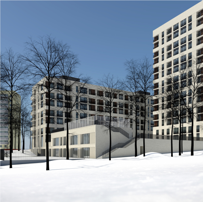 Residential complex on the Grishina Street. Project, 2015 � Sergey Kiselev and partners