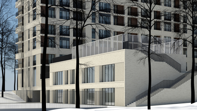 Residential complex on the Grishina Street. Project, 2015 � Sergey Kiselev and partners