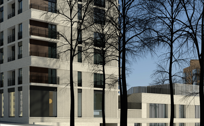 Residential complex on the Grishina Street. Project, 2015 � Sergey Kiselev and partners