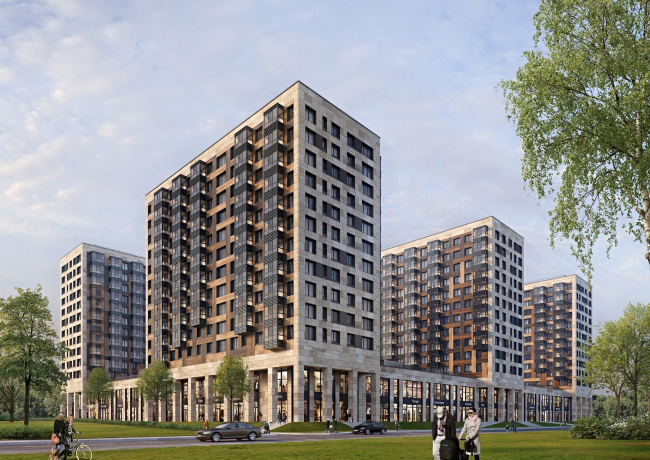 "LEGENDA on the Dalnevostochny, 12" housing project, 2015 � Evgeny Gerasimov and Partners