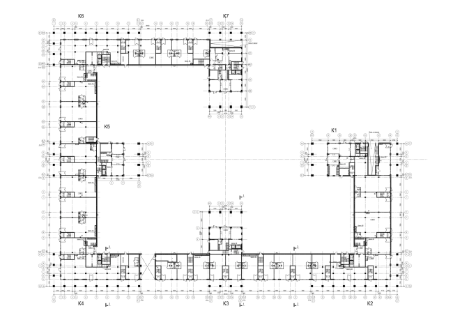 Жилой комплекс «LEGENDA на Дальневосточном, 12». План -1 этажа. Проект, 2015