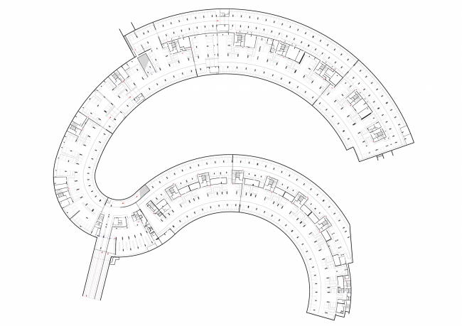 "Skolkovo-Park". Plan of the underground parking garage  Creative Union "Reserve"