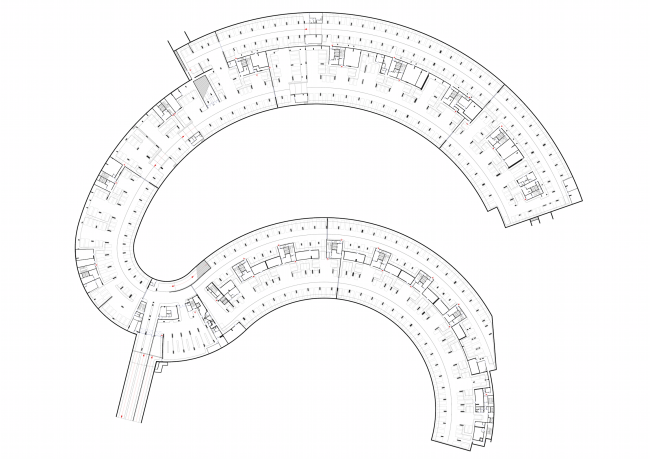 "Skolkovo-Park". Plan of the underground parking garage � Creative Union "Reserve"