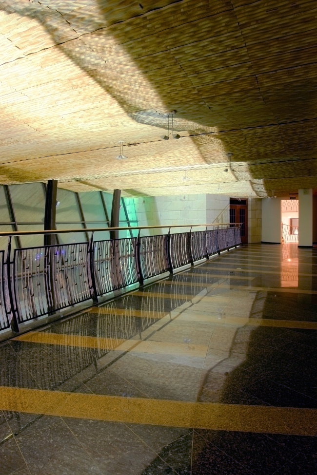 The ceiling in the atrium in the synagogue on Bolshaya Bronnaya Street  Sergey Estrin architectural studio