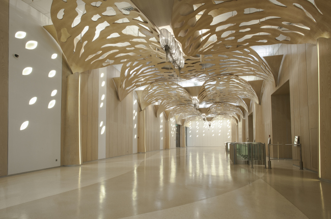 The piblic area in "Eurasia" tower in Moscow City � Sergey Estrin architectural studio"