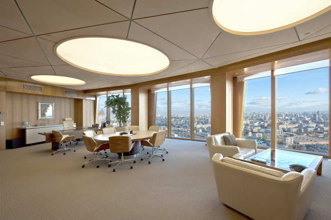 The C.E.O's office in "Noedstar Development" � Sergey Estrin architectural studio