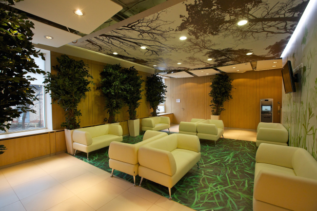 Office of the company Enter, waiting lounge � Sergey Estrin architectural studio