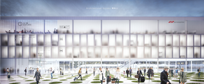 The project for a transfer hub Paveletskaya". 2015  WALL bureau