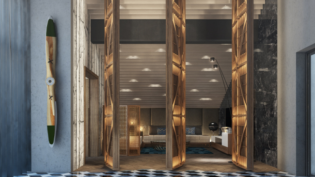 Interiors of the headquarter of the Voronezh research and production company � PANACOM