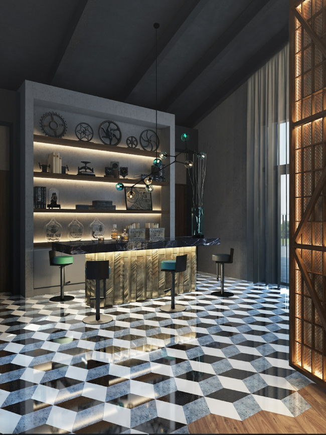 Interiors of the headquarter of the Voronezh research and production company � PANACOM