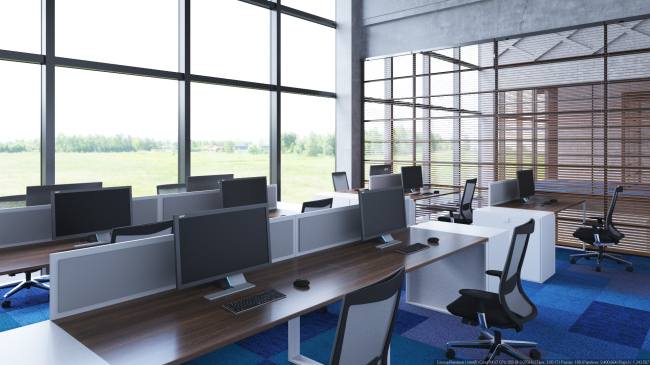 Interiors of the headquarter of the Voronezh research and production company � PANACOM