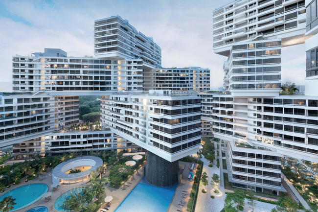 Residential cluster "Interlace" (Singapore") OMA / Ole Scheeren. Photo courtesy by WAF