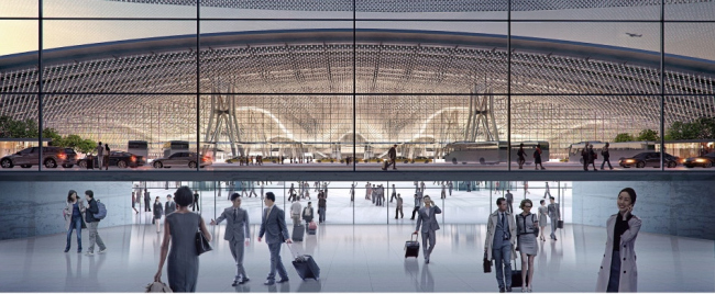 Комплекс 3-го терминала Таоюаньского международного аэропорта. Изображение с сайта www.t3.com.tw