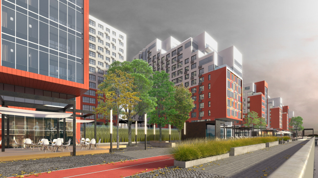 Residential complex in the proximity of the Nagatinsky Creek � Ostozhenka