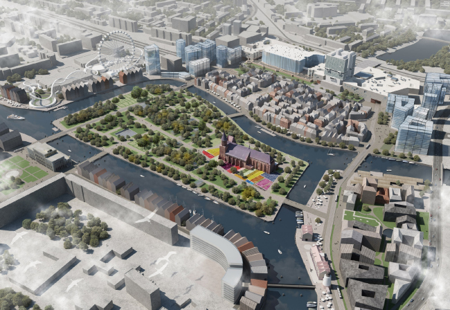 Concept of the developing the downtown area of Kaliningrad (Russia). "Studio 44". � Architectural bureau "Studio 44" and Institute of Territorial Development of Saint Petersburg.
