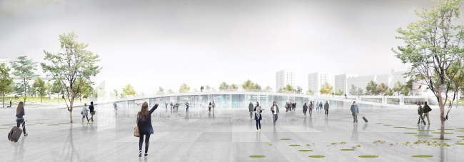 The project for a transfer hub �Paveletskaya". Square. 2015 � WALL bureau