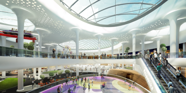 "Respublica" shoppimh and entertainment complex. Interiors, project  Archimatika