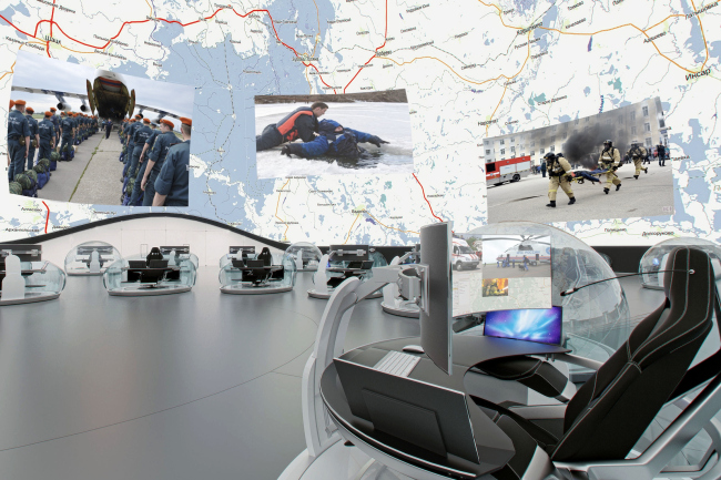 The concept of National Crisis Management Center of EMERCOM of Russia  Arch group