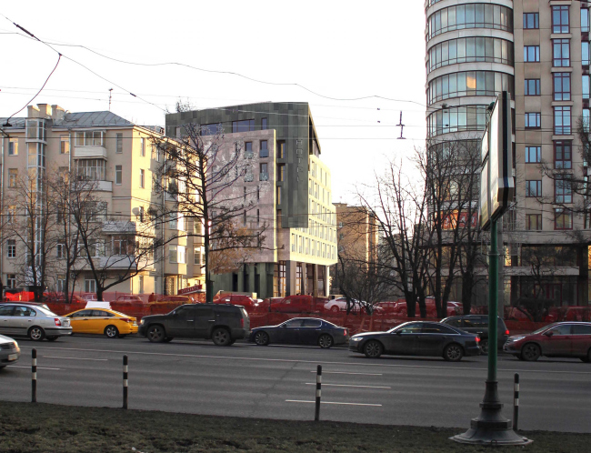 Butterfly Hotel Complex. View from Novy Arbat  "Bogachkin & Bogachkin" Bureau