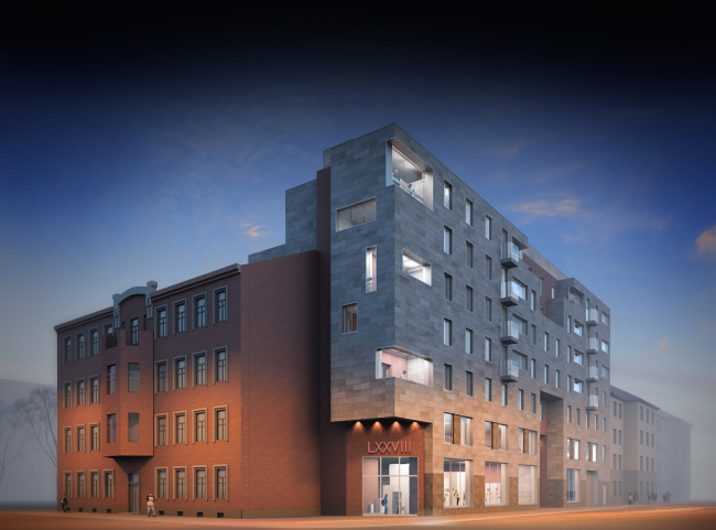Multiapartment building at Mira Street. Project, 2014 � Anatoliy Stolyarchuk Architectural Studio