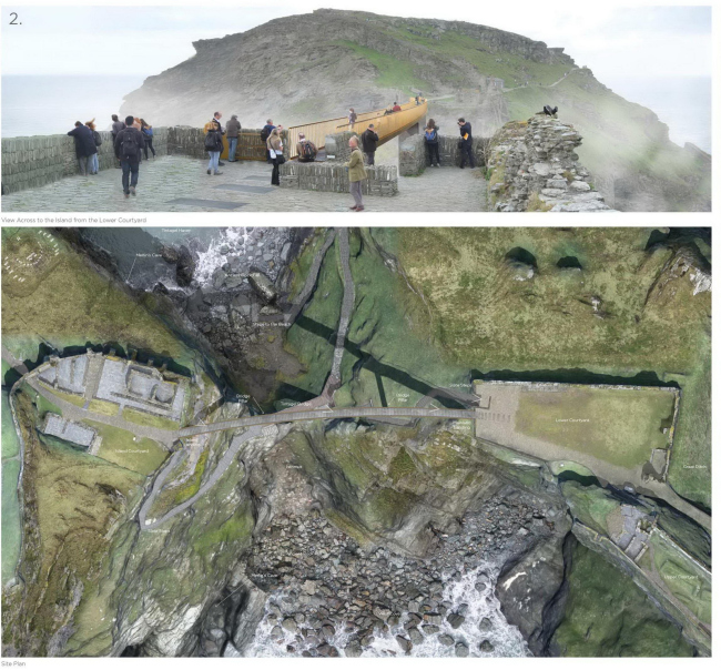 ������ Marks Barfield Architects. ����������� � ����� competitions.malcolmreading.co.uk/tintagel