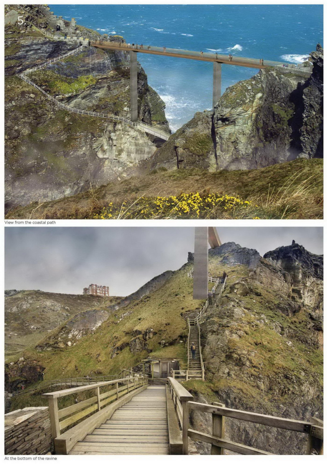  Marks Barfield Architects.    competitions.malcolmreading.co.uk/tintagel